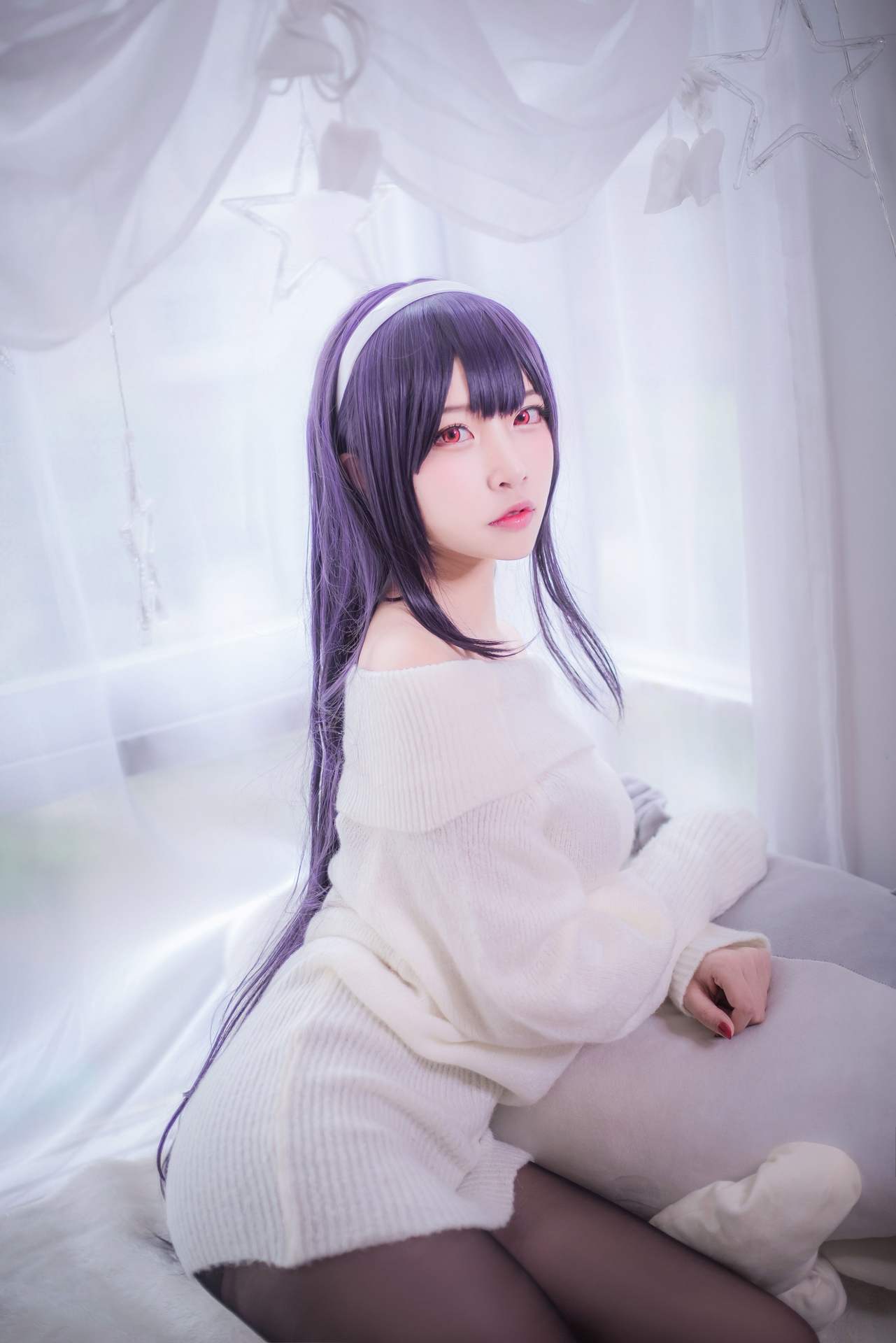 NO.073二佐Nisa霞之丘诗羽学姐毛衣精美作品【47P】-可宝主